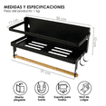 thumbnail image 2 of Estante Repisa Cocina Para Almacenar Especias Magnético, 2 of 6