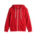 thumbnail image 2 of Cethrio Girls Zip up Sweaters, Casual Long Sleeve Hooded Lightweight Fall Outerwear Red Size 11-12 T, 2 of 5