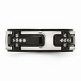 thumbnail image 3 of Stainless Steel Polished Black IP-plated with CZ Cross Band Size: 12; for Adults and Teens; for Women and Men, 3 of 7