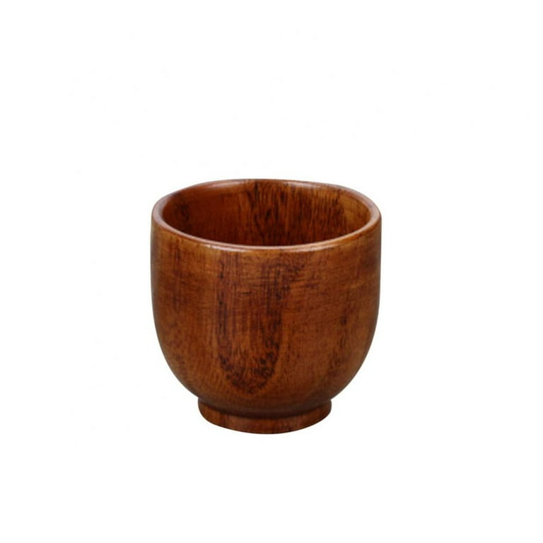 Wooden Tea Cups Natural Solid Wood Tea Cup,Wooden Teacups Coffee Mug for Drinking Tea Coffee Hot Drinks, Size: A1