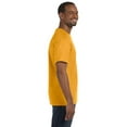 thumbnail image 2 of Justblanks Men's Adult Classic Crew Neck Regular-Fit Heavy 100% Cotton Short Sleeve T-Shirt For Men - Gold - 5X-Large, 2 of 3