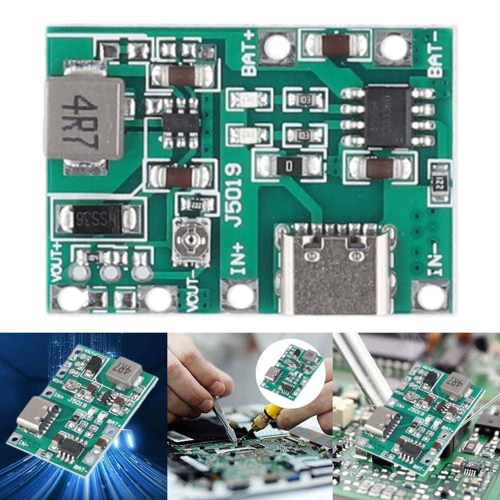 M dulo Refuerzo Up Dc Dc Type C Tp4056 Piezas Kit Bricolaje Bodega m-dulo-refuerzo-up-dc-dc-type-c-tp4056-piezas-kit-bricolaje-bodega