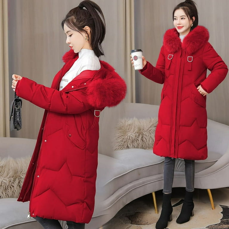 DanceeMangoo Winter Coat Women New Korean Fashion Parkas Casual