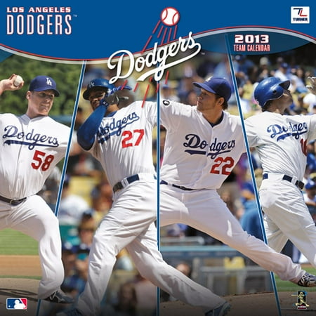 Turner Licensing 2013 12" x 12" Team Wall Calendar, Los Angeles Dodgers