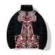 thumbnail image 3 of Chaqueta de invierno para hombre, chaqueta de algodón con estampado de monstruo de un solo ojo y teclado, abrigo de algodón de moda, ropa de calle Harajuku para hombre, 3 of 5