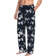 thumbnail image 2 of Xecao Lilies Flowers Men's Straight Lounge Pajama Pants: The Ultimate in Comfortable Sleepwear, 2 of 9