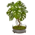 thumbnail image 1 of Nearly Natural 8686 26 in. Monstera Artificial Plant in Metal Planter, 1 of 1