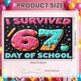 thumbnail image 2 of Sweet  67 Day of School Banner Colorful Sprinkles School Milestone Display Donut Number Design Glaze Drip  Classroom Celebration Backdrop for Elementary School Classroom Celebration Student Milestone, 2 of 8