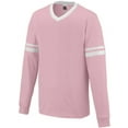 thumbnail image 2 of Augusta LONG SLEEVE STRIPE JERSEY LPNK/WHI 2XL, 2 of 2