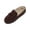 Dark Chocolate, variant on Microsuede Moccasin Slipper with Whipstitch (Men)
