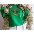 thumbnail image 6 of Merry Mama Sweatshirt, Christmas Mom Shirt, Cute Christmas Sweater, Leopard Print Xmas top, Women's Holiday Graphic Tee, 6 of 11