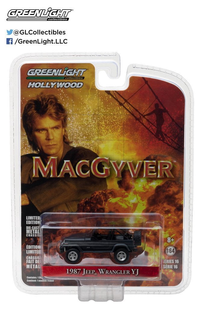 Greenlight Hollywood Series 16 - 1987 Jeep Wrangler YJ - "MacGyver