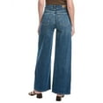 thumbnail image 2 of DL1961 womens  Hepburn Seagate Wide Leg Jean, 26, Blue, 2 of 3