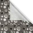 thumbnail image 6 of Ambesonne Taupe Grommet Curtain, Dots Brushstrokes Grunge, 50" x 54", Black White Taupe, 6 of 6