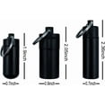 thumbnail image 2 of miduoudo-3 Pcs Pill Case Waterproof Pill Box Organizer with Keychain for Pocket or Purse,Daily Pill Container Weekly Pill Organizer for Outdoor Camping Traveling,Black, 2 of 4