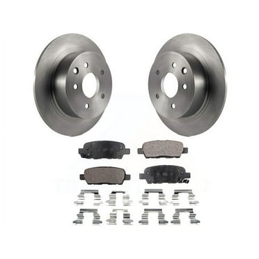 Rear Brake Pad and Rotor Kit - Compatible with 2007 - 2019 Nissan Sentra 2008 2009 2010 2011 2012 2013 2014 2015 2016 2017 2018