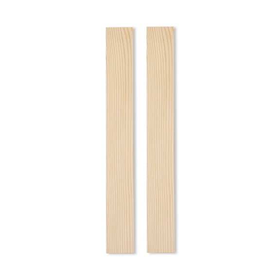 12 Packs: 2 ct. (24 total) 12" x 1.5" Clear Pine Craft Wood by Make Market