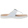 thumbnail image 6 of Clarks 26141080: Women's Step June Reef White Synthetic Flip Flops (7.5 B(M) US Women), 6 of 7
