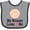 Heather and Black, variant on Inktastic Me Memere Loves Me Grandchild Girls Baby Bib
