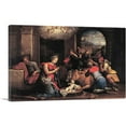 thumbnail image 1 of ARTCANVAS The Adoration Of The Shepherds 1536 Canvas Art Print by Benvenuto Tisi - Size: 12" x 8" (0.75" Deep), 1 of 9