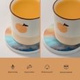 thumbnail image 5 of Circular Drink Coasters Set Beautiful Flamingo Beautiful Home Decor Diatomite Heat-Resistant Diatomite Protect Table Countertop, 5 of 7