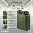 thumbnail image 3 of Scepter 5 Gallon 20 Liter Water Container, Military Style, Green, 3 Pack, 3 of 9