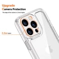 thumbnail image 4 of For Apple iPhone 13 Pro Max (6.7") Ultra-Thin Transparent Hybrid Soft Silicone TPU and Hard PC Shockproof Tone Frame Bumper Cover ,Xpm Phone Case [ Clear ], 4 of 5