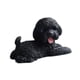 thumbnail image 3 of Figura de perro en miniatura, adorno de escritorio de resina, linda decoración para tablero de automóvil. negro acostado, 3 of 9
