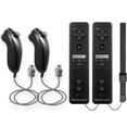 thumbnail image 2 of Luxmo Wii Nunchuck Controller Motion Plus, Remote Controller and Nunchuk Controller Compatible with Wii (U) Console Video Games(2 Pack), 2 of 8