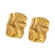 thumbnail image 4 of Pendientes geométricos dorados, pendientes estéticos de moda, joyería para bailes de graduación, citas, cumpleaños, festivales de compromiso, 4 of 8