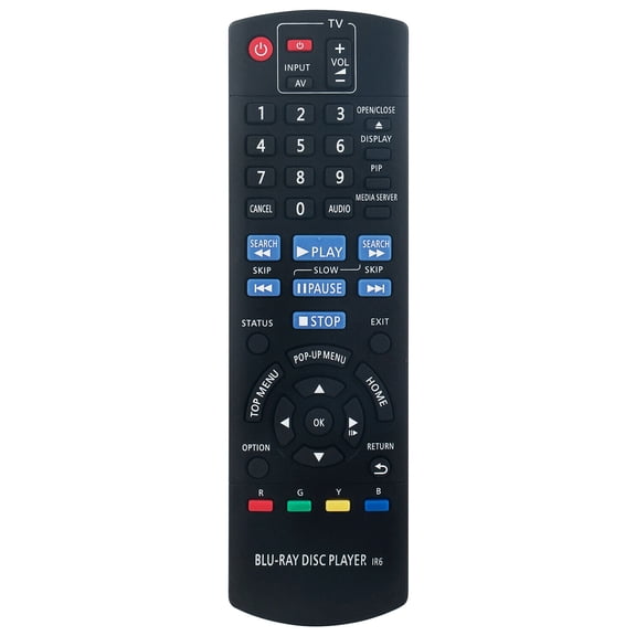 New N2QAYB000580 Replace Remote for Panasonic Blu-ray Player DMP-BD75 DMP-BD75GN
