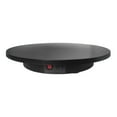 thumbnail image 2 of 16.5" Electric Turntable 360° Electric Motorized Rotating Turntable Display Stand Remote Control Black 100kg, 2 of 10