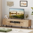 thumbnail image 4 of Costway TV Stand for 65 Inch TVs Modern Entertainment Center w/Drawer 2 Storage Cabinets, 4 of 12