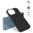 thumbnail image 4 of K-Lion for iPhone 14 Pro Max Magnetic Card Holder Case, Slim Liquid Silicone Skin-Feel Removable Card Slot Magnetic Compatible with MagSafe Shockproof Anti-Scratch Soft Case,Blue, 4 of 9