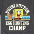 thumbnail image 3 of SpongeBob Squarepants - Bikini Bottom Egg Hunting Champ - Toddler And Youth Short Sleeve Graphic T-Shirt, 3 of 6