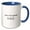 Blue/White, variant on 3drose, Learn a Second Language Asl, 15oz Mug