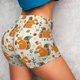 thumbnail image 4 of Balery Squirrel With Colorful Tail Pantalones cortos de entrenamiento estampados para mujer, sin costuras, ajustados, para gimnasio, yoga, correr, deportes, ejercicio activo, fitness.-Small, 4 of 8