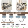 thumbnail image 3 of Elegant bohemian chenille sofa cover, reversible chenille sofa cover, pet-friendly, washable, and cat-proof., 3 of 7