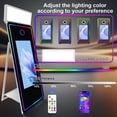thumbnail image 2 of Magic Mirror Photo Booth 65inch Machine with 43inch Touch Screen Machine with Square Light and Flight Case for Events, 2 of 8