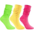 thumbnail image 1 of Winter Knee High Slouch Socks for Women Soft Extra Long Scrunch Sock Slouch Boot Socks, 1 of 6