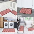 thumbnail image 5 of Red Christmas Patchwork Pattern Kitchen Rugs Sets Of 2,Anti Fatigue Kitchen Mat Rugs Non Slip Washable,Decorative Kitchen Floor Mats for Kitchen,Sink,Laundry,17"X30"+17"X47", 5 of 7