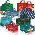 thumbnail image 1 of Bolsas de Regalo Navideñas TranquilBliss 16 Unidades Reutilizables de Tela No Tejida, 1 of 7