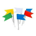 thumbnail image 3 of SWETRACE Flag Push Pins Assorted Color For Travel Map Geography Lovers 160Pcs 1.4x0.7x0.1in, 3 of 10