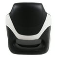 thumbnail image 3 of MSC Captain Seat, Sports Seats, Bucket Seats, with Flip up Bolster, Black/White, 3 of 5