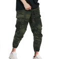thumbnail image 1 of Pantalones largos para hombre, bolsillos laterales, pies pequeños, ajustados, largos, para hombre, 1 of 6
