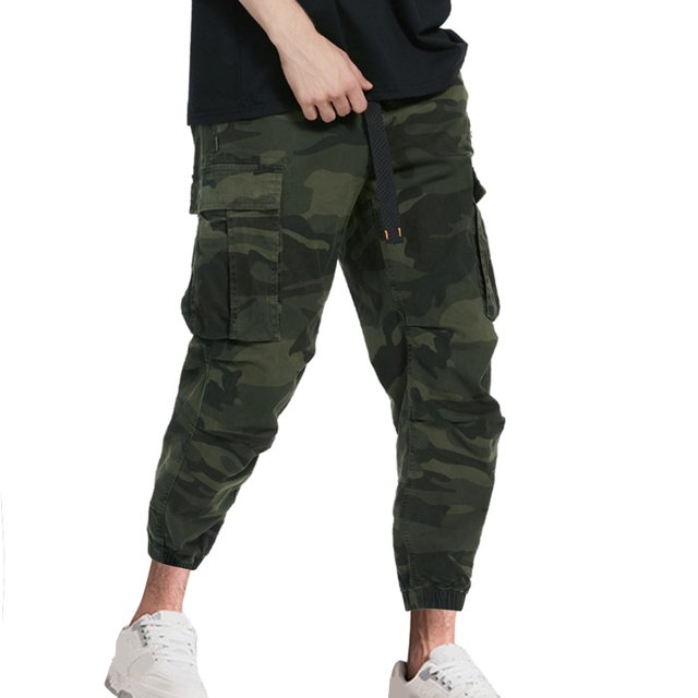 Pantalones largos para hombre, bolsillos laterales, pies pequeños, ajustados, largos, para hombre