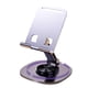 thumbnail image 1 of Soporte giratorio de 360° para escritorio, soporte portátil y plegable para teléfono celular para oficina y cocina, tableta ajustable (metal morado), 1 of 5