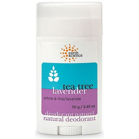 Earth Science Natural Deodorant, Tea Tree And Lavender, 2.45 Oz