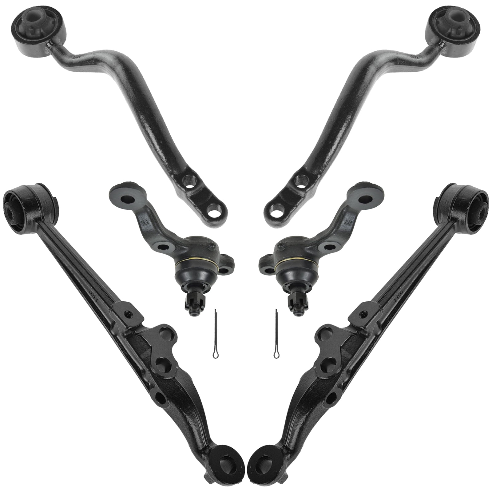 TRQ 6pc Suspension Kit Front Lower Control Arms & Ball Joints for Lexus