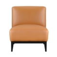 thumbnail image 5 of Lexicon Houghton Leather Accent Chair in Orange, 5 of 8